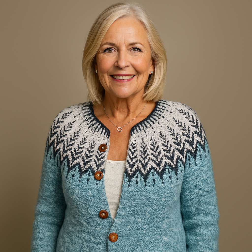 Lysa & Co - Retro Icelandic Wool Cardigan