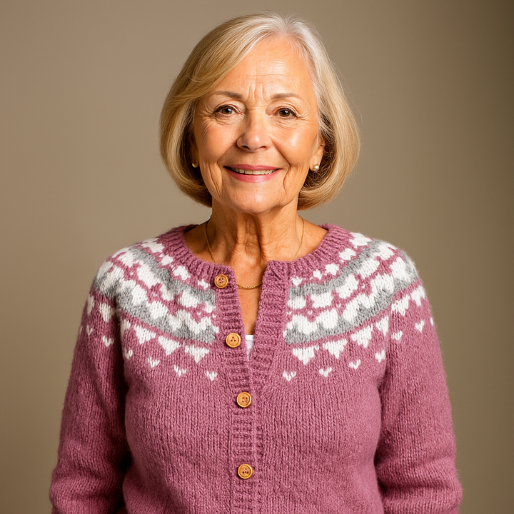 Lysa & Co - Retro Icelandic Wool Cardigan