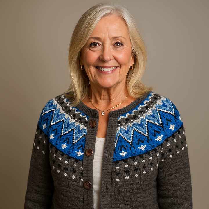 Lysa & Co - Retro Icelandic Wool Cardigan