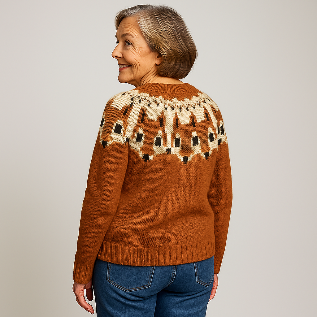 Lysa & Co – Alpine Bunny Knit Sweater