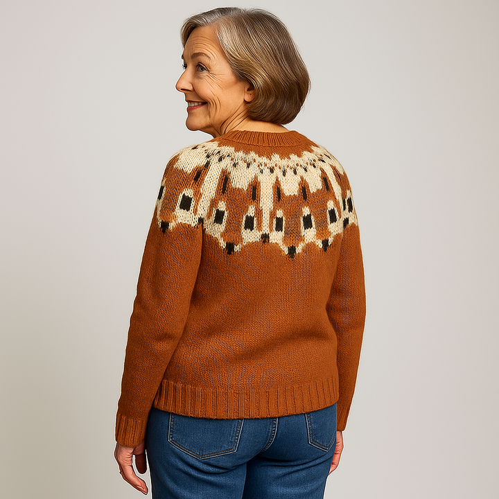 Lysa & Co – Alpine Bunny Knit Sweater