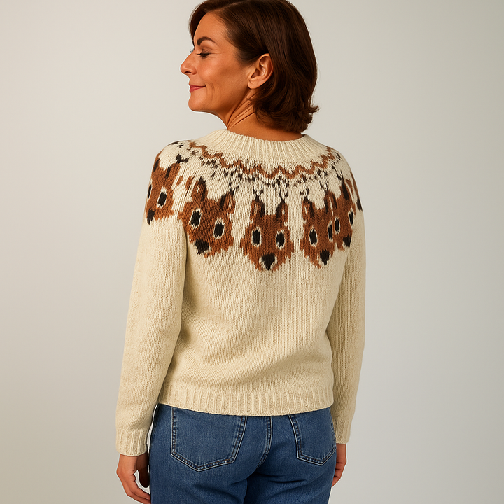 Lysa & Co – Alpine Bunny Knit Sweater