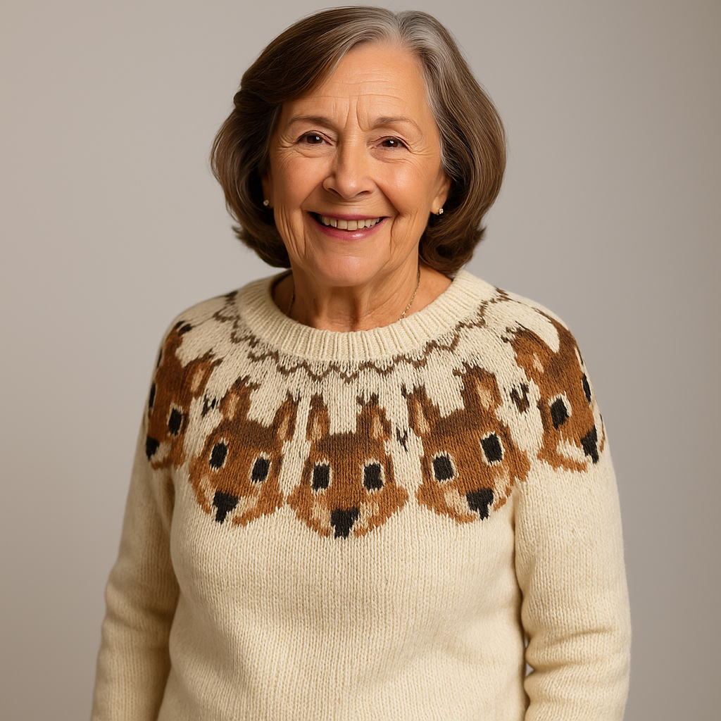 Lysa & Co – Alpine Bunny Knit Sweater