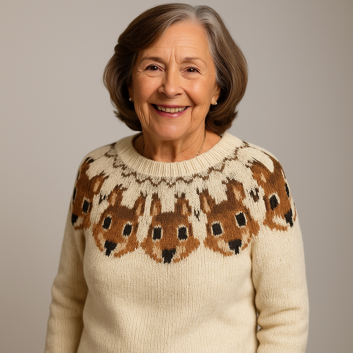 Lysa & Co – Alpine Bunny Knit Sweater