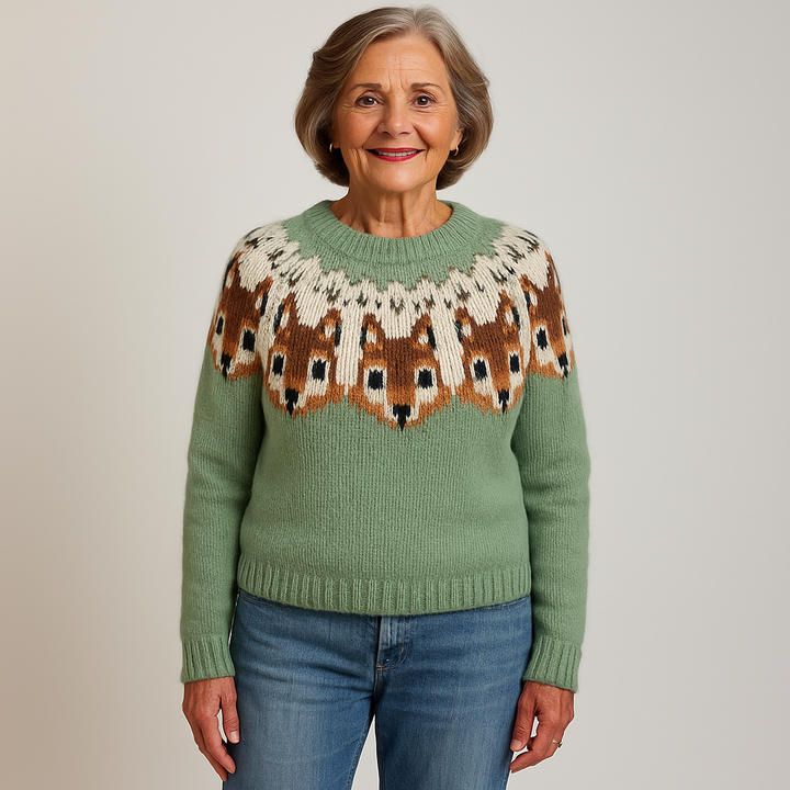 Lysa & Co – Alpine Bunny Knit Sweater