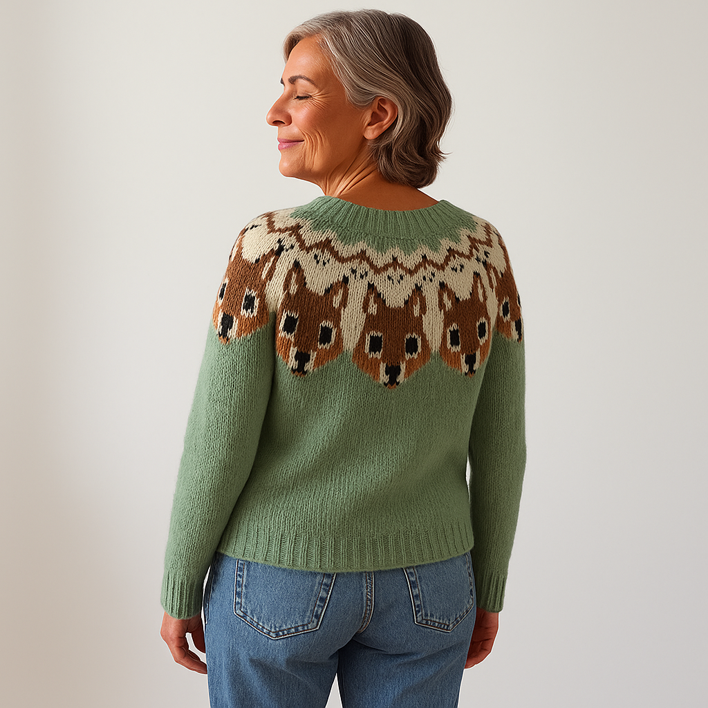Lysa & Co – Alpine Bunny Knit Sweater