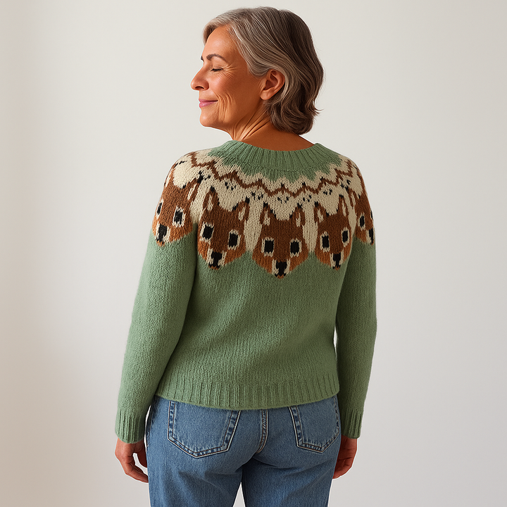 Lysa & Co – Alpine Bunny Knit Sweater