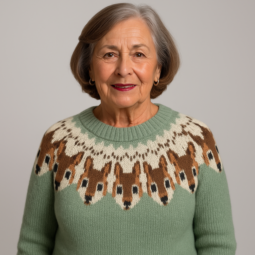 Lysa & Co – Alpine Bunny Knit Sweater