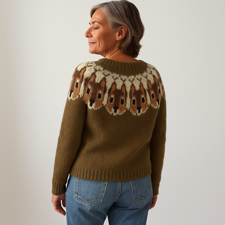 Lysa & Co – Alpine Bunny Knit Sweater