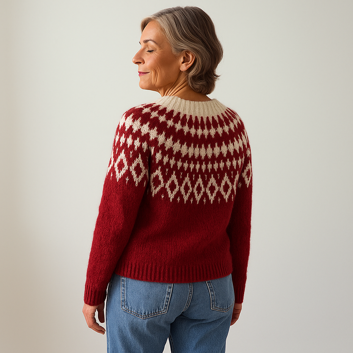 Lysa & Co – Festive Cable Knit Sweater