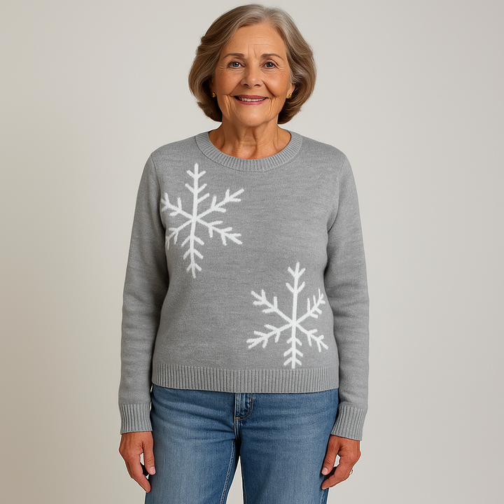 Lysa & Co – Snowfall Jacquard Knit Sweater