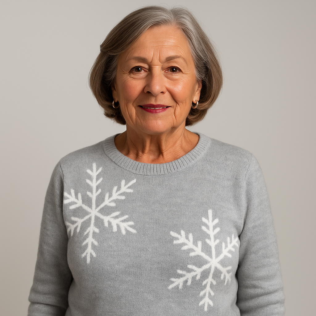 Lysa & Co – Snowfall Jacquard Knit Sweater