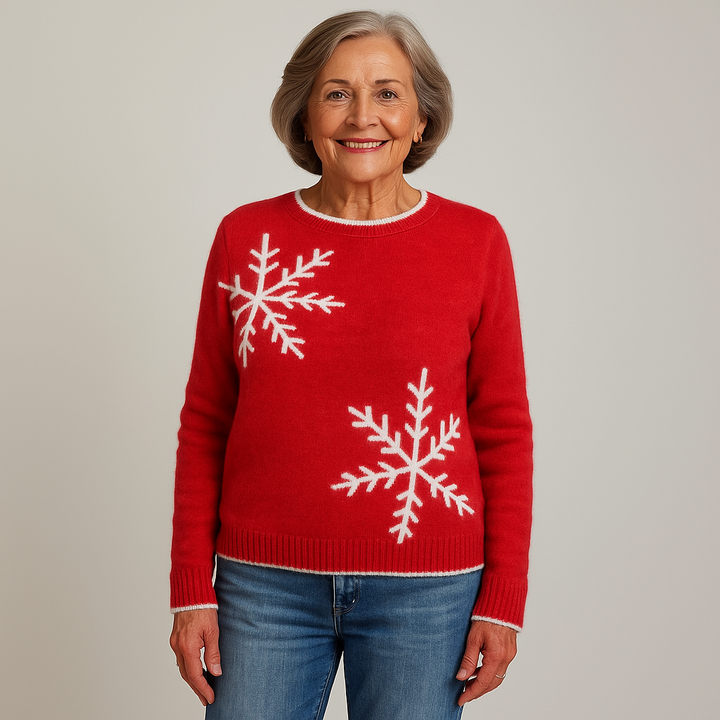 Lysa & Co – Snowfall Jacquard Knit Sweater