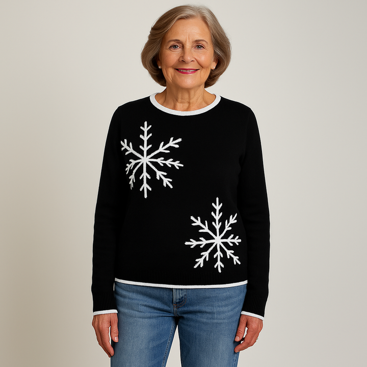 Lysa & Co – Snowfall Jacquard Knit Sweater