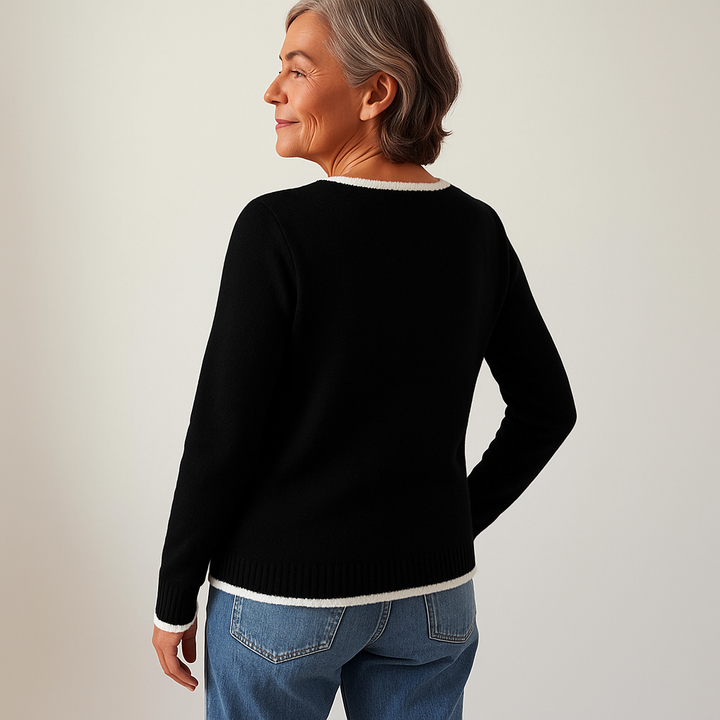 Lysa & Co – Snowfall Jacquard Knit Sweater