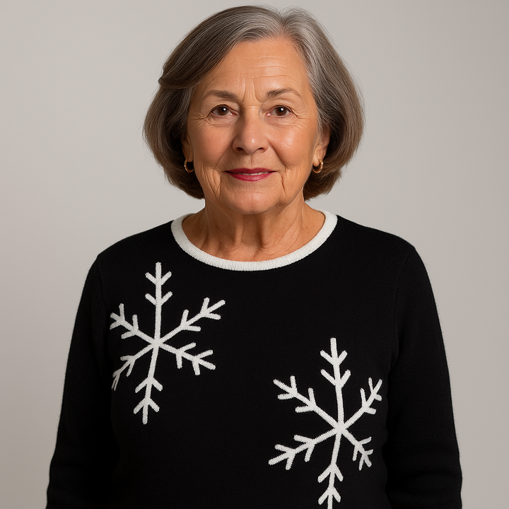 Lysa & Co – Snowfall Jacquard Knit Sweater