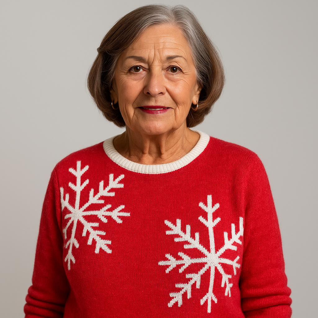 Lysa & Co – Snowfall Jacquard Knit Sweater