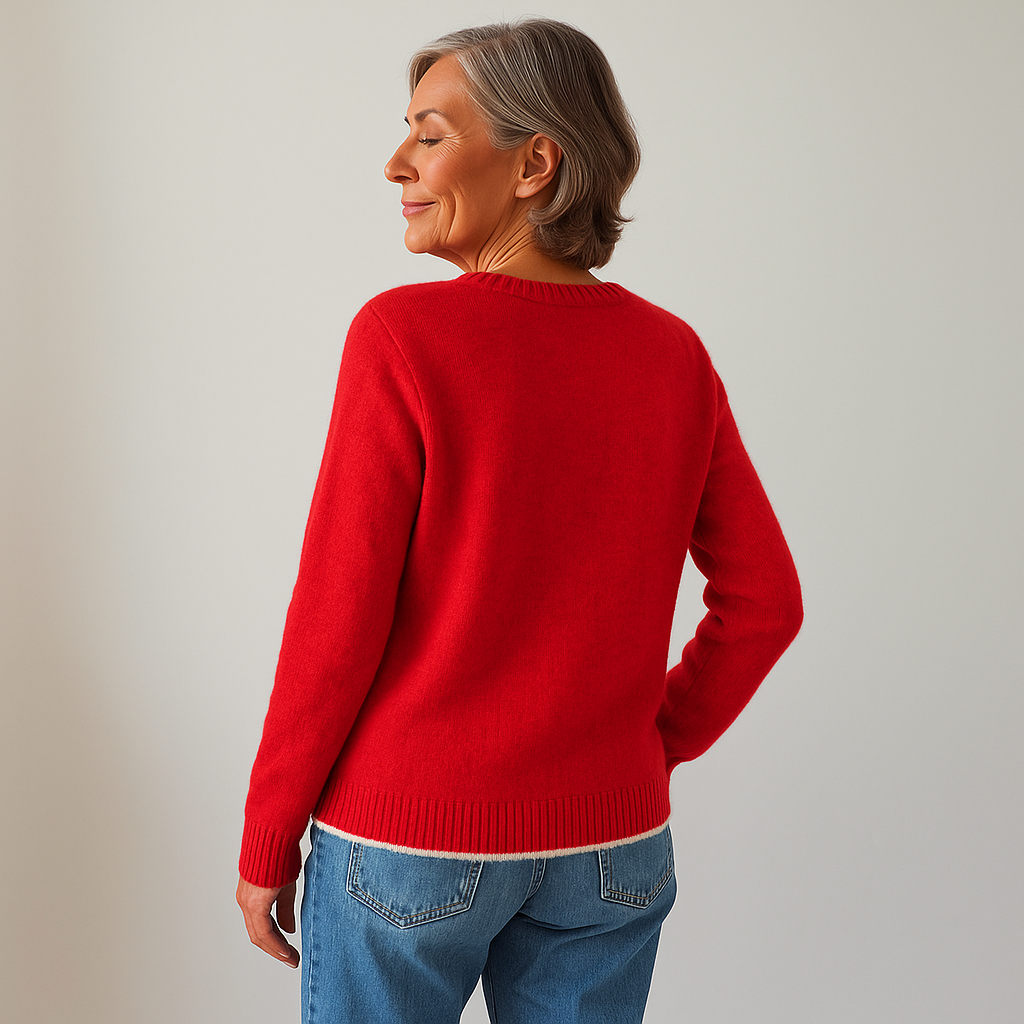 Lysa & Co – Snowfall Jacquard Knit Sweater