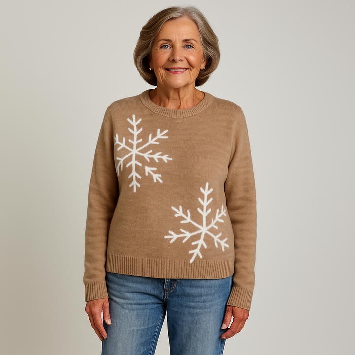 Lysa & Co – Snowfall Jacquard Knit Sweater