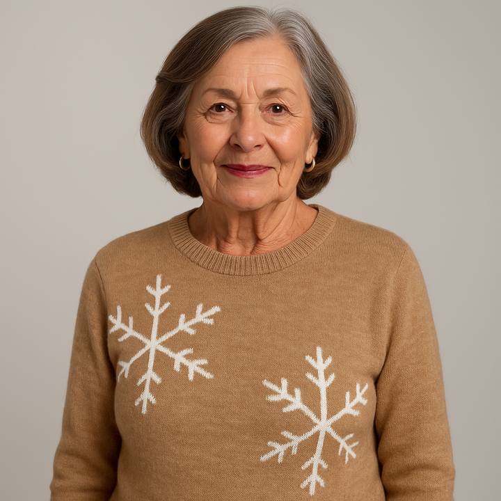 Lysa & Co – Snowfall Jacquard Knit Sweater