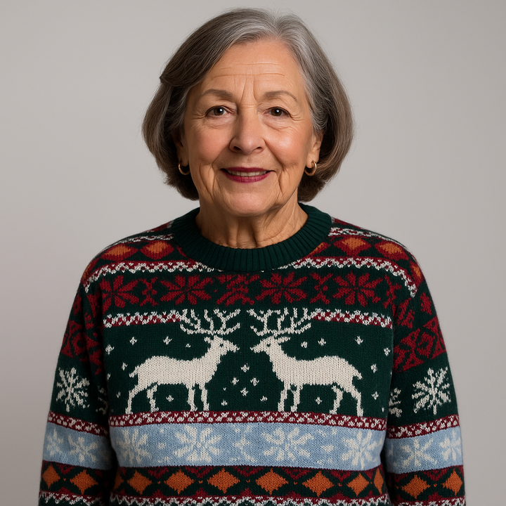 Lysa & Co – Crimson Hearth Knit Sweater