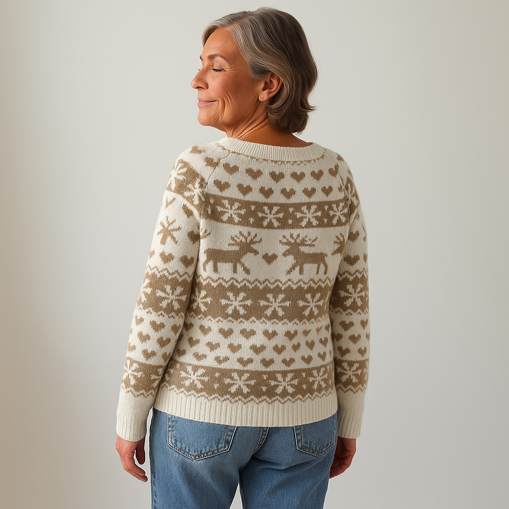 Lysa & Co – Winter Heart Knit Sweater