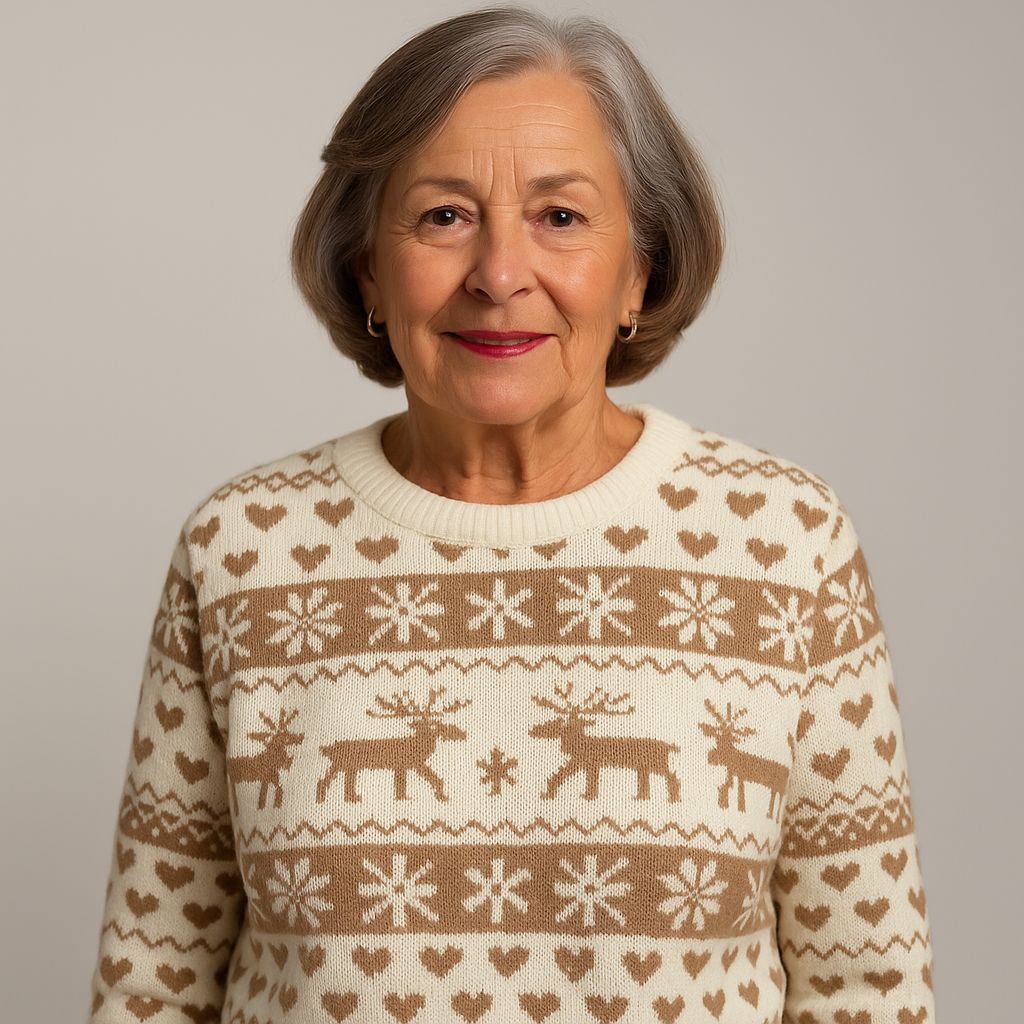 Lysa & Co – Winter Heart Knit Sweater