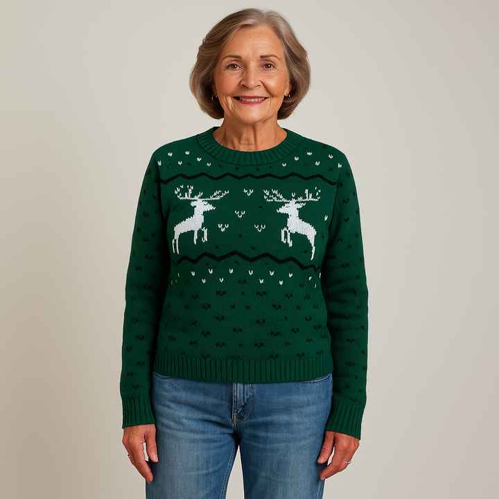 Lysa & Co – Reindeer Hearth Knit Sweater