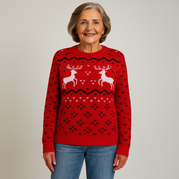 Lysa & Co – Reindeer Hearth Knit Sweater