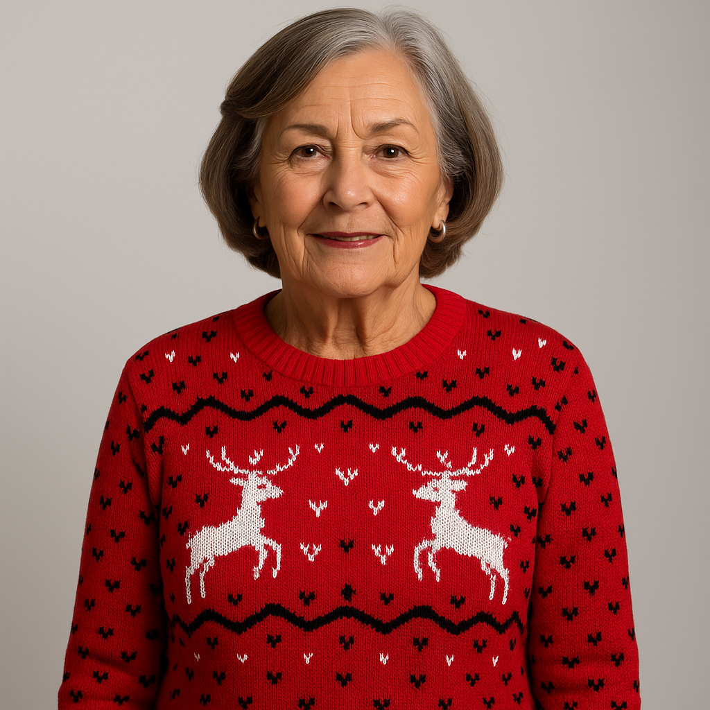 Lysa & Co – Reindeer Hearth Knit Sweater