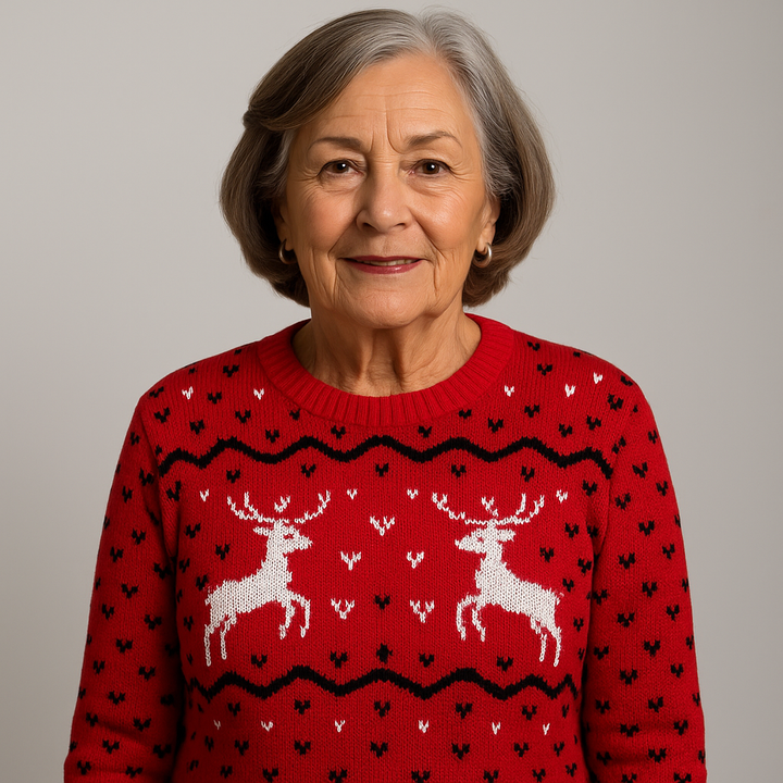 Lysa & Co – Reindeer Hearth Knit Sweater