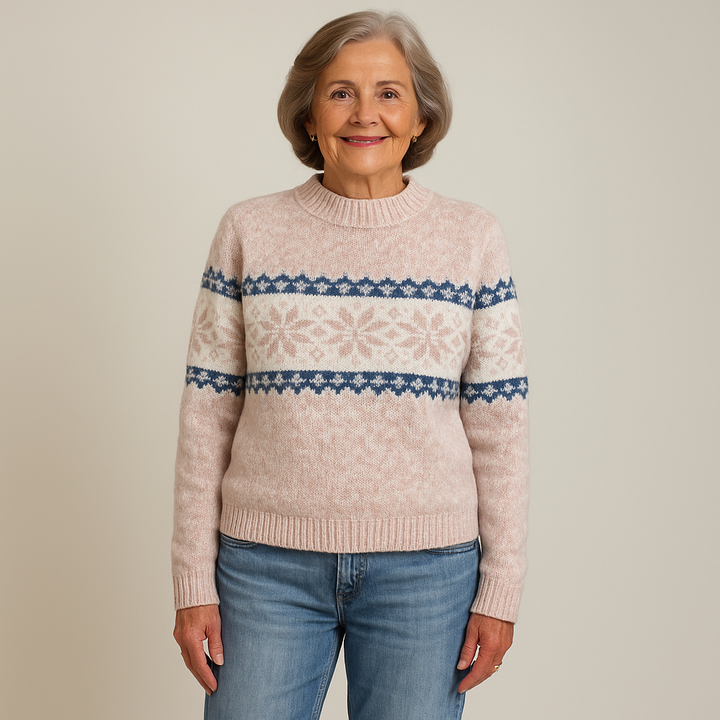 Lysa & Co – Snowfall Mock Neck Sweater