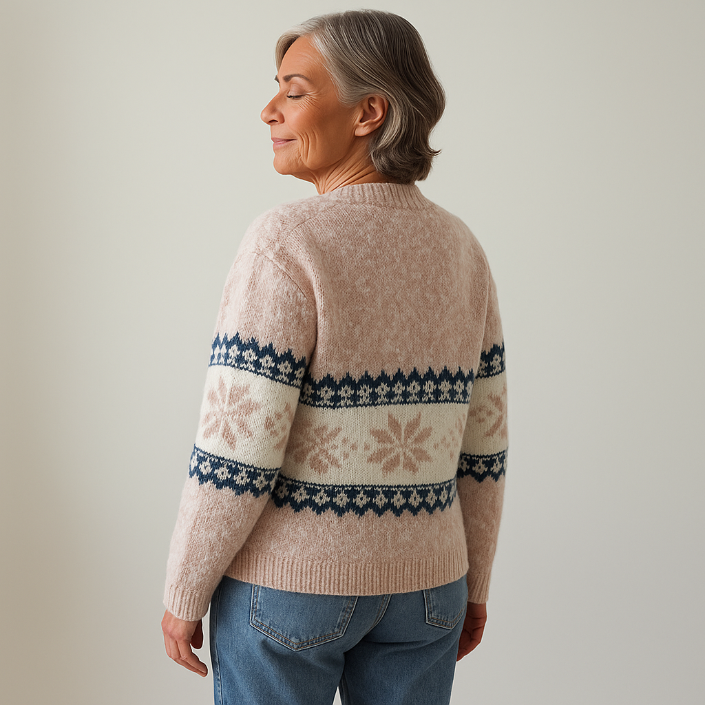 Lysa & Co – Snowfall Mock Neck Sweater