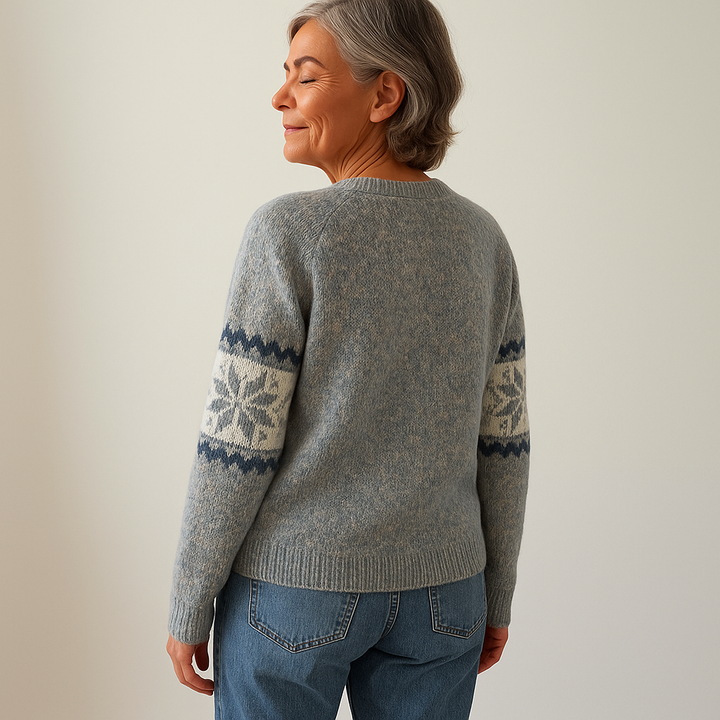 Lysa & Co – Snowfall Mock Neck Sweater