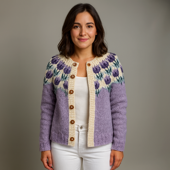 Lysa & Co - Classic Icelandic Wool Vintage Cardigan