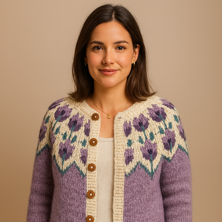 Lysa & Co - Classic Icelandic Wool Vintage Cardigan