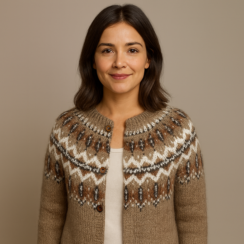 Lysa & Co - Classic Icelandic Wool Vintage Cardigan