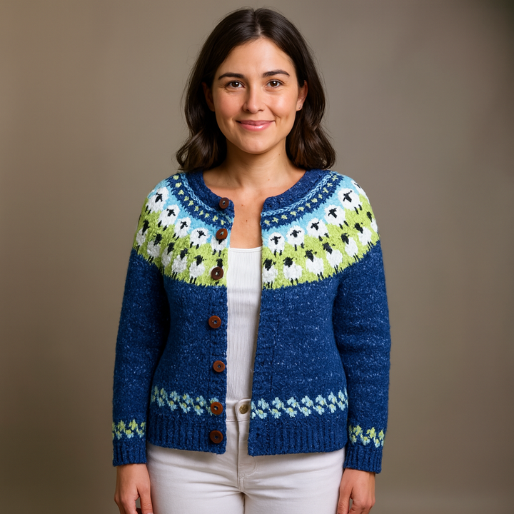 Lysa & Co - Classic Icelandic Wool Cardigan
