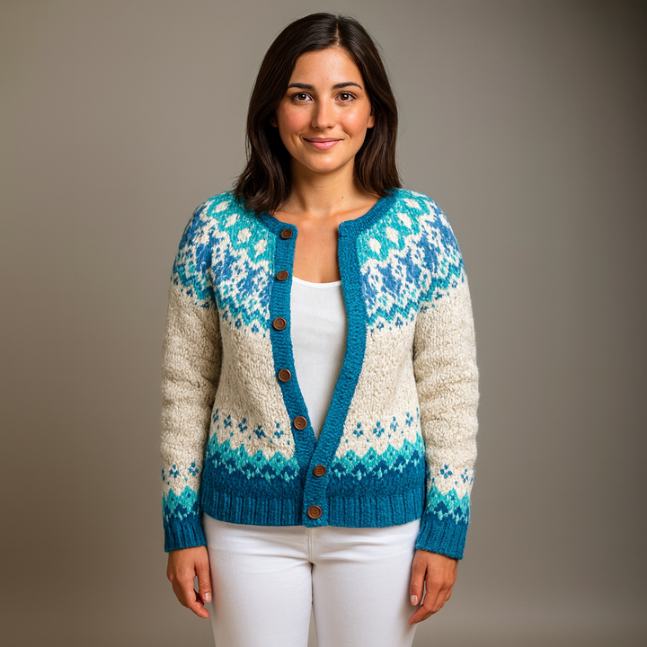 Lysa & Co - Classic Icelandic Wool Cardigan