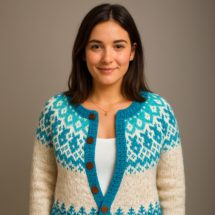 Lysa & Co - Classic Icelandic Wool Cardigan