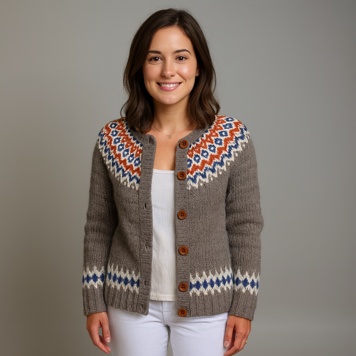Lysa & Co - Classic Icelandic Wool Cardigan