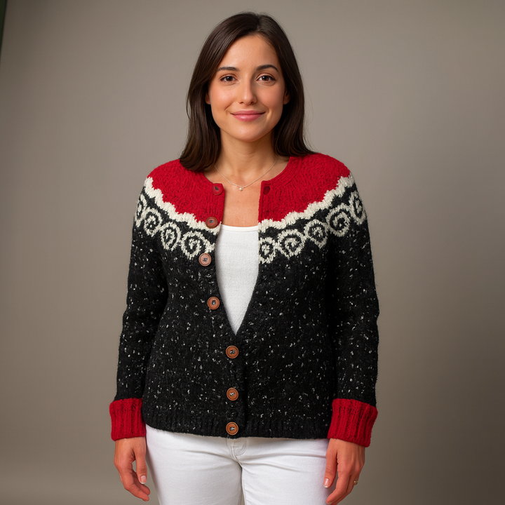 Lysa & Co- Classic Icelandic Wool Cardigan