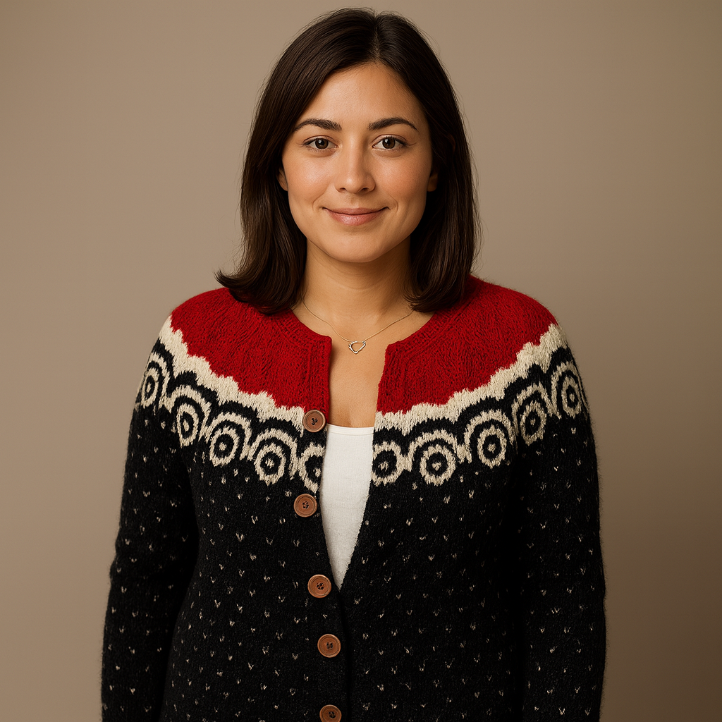 Lysa & Co- Classic Icelandic Wool Cardigan