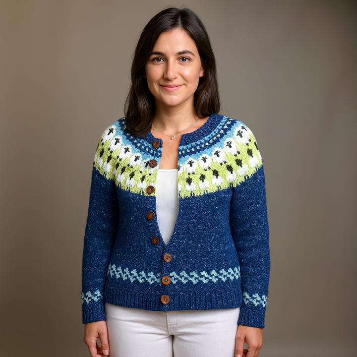 Lysa & Co - Classic Icelandic Wool Vintage Cardigan