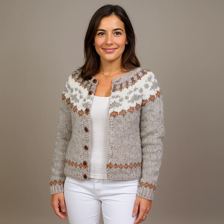 Lysa & Co  - Classic Icelandic Wool Vintage Cardigan