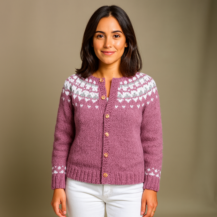 Lysa & Co - Retro Icelandic Wool Cardigan