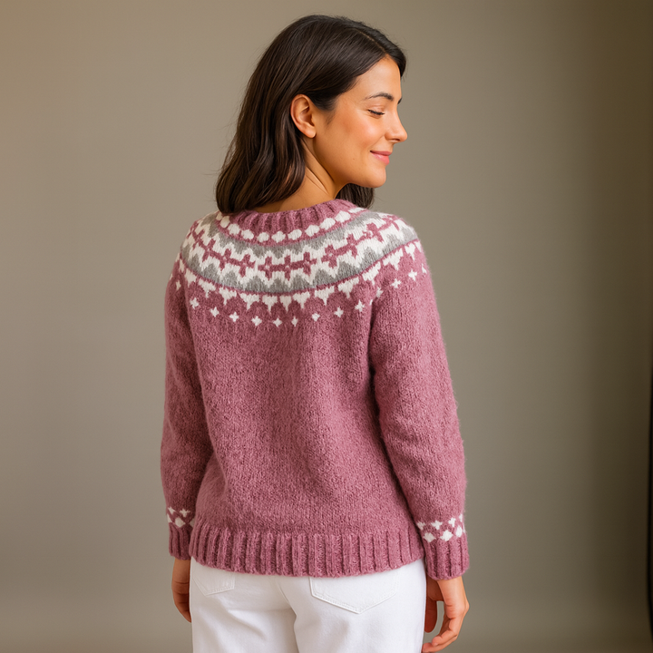 Lysa & Co - Retro Icelandic Wool Cardigan