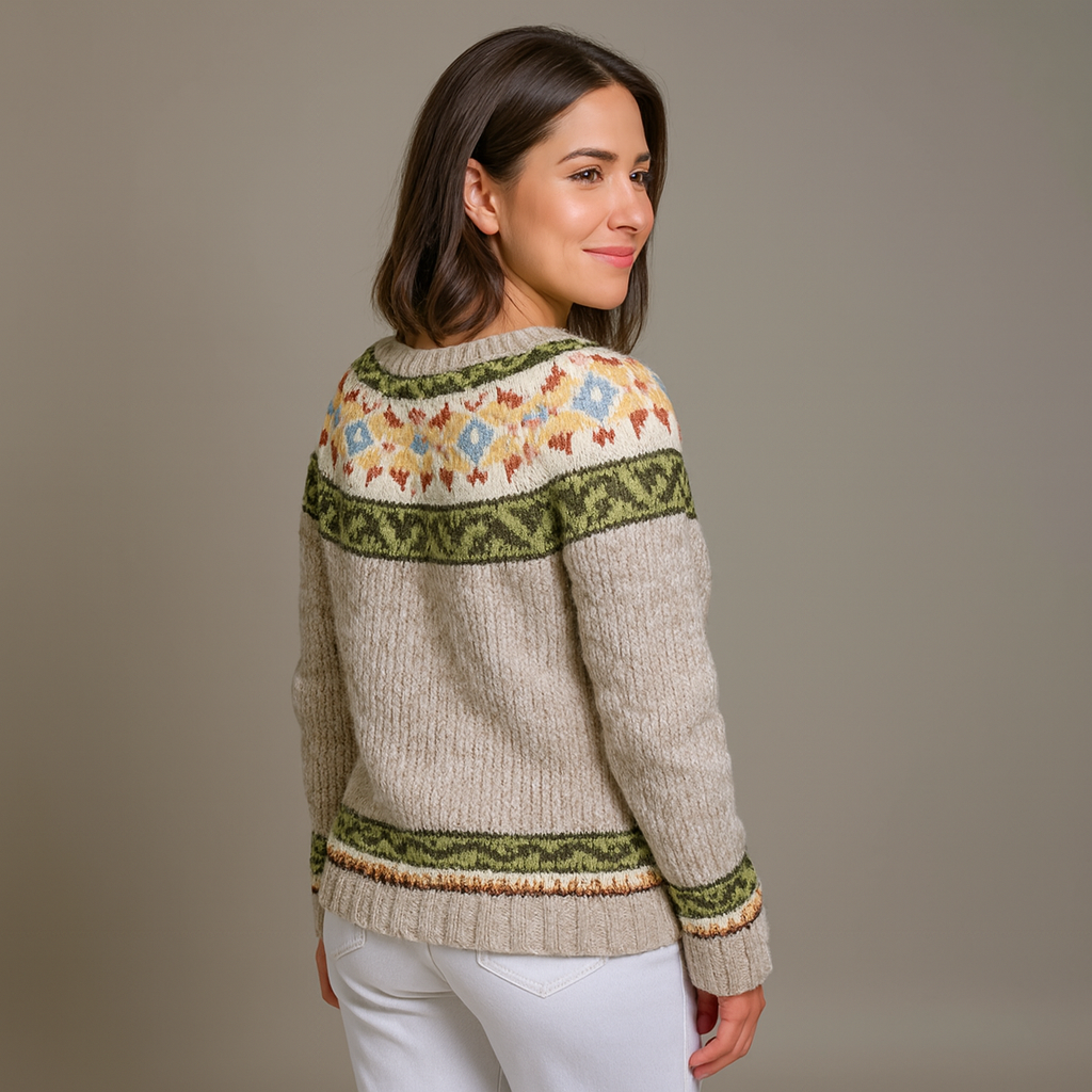 Lysa & Co - Inspired Vintage Icelandic Wool Cardigan