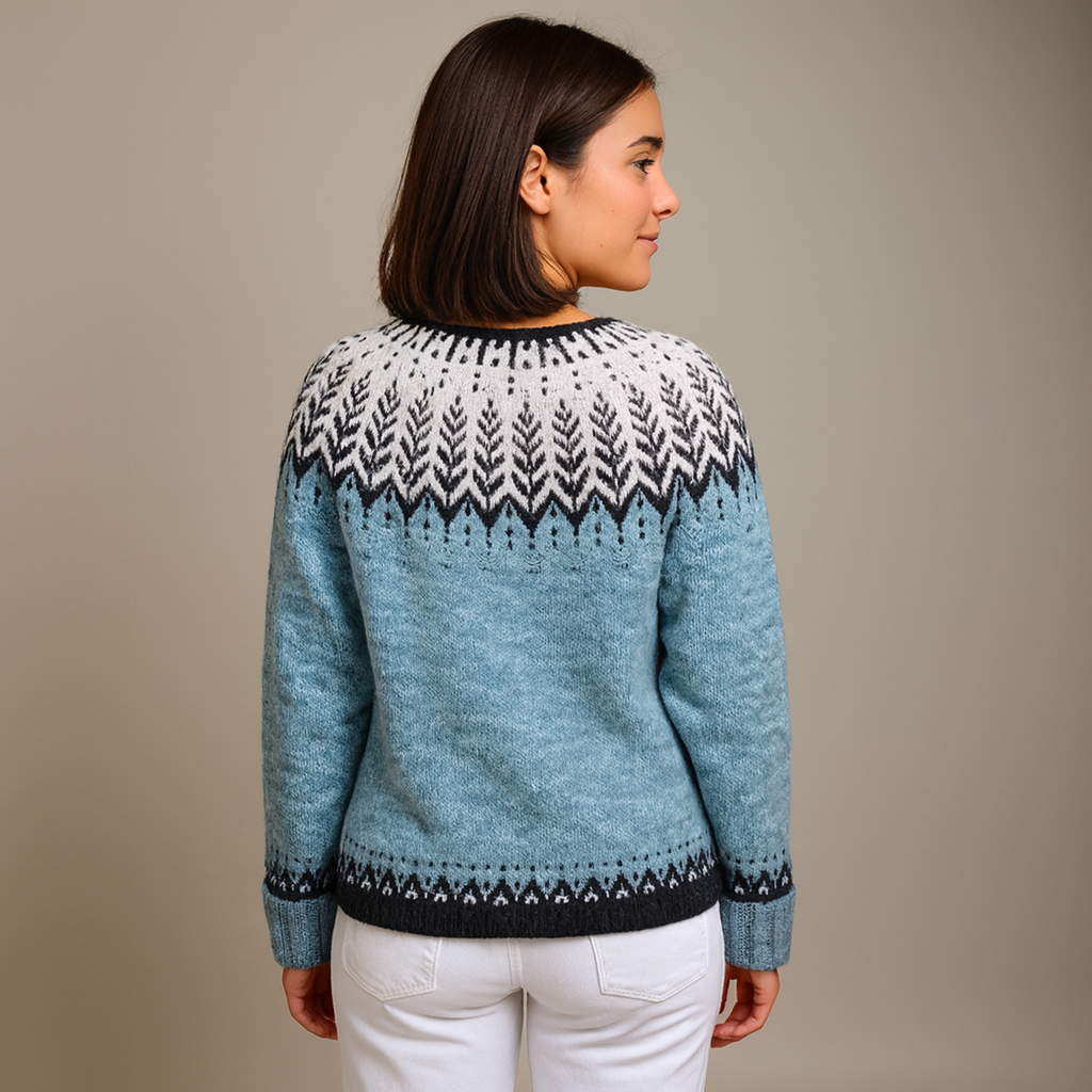 Lysa & Co - Retro Icelandic Wool Cardigan