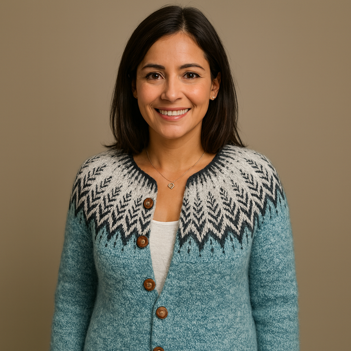 Lysa & Co - Retro Icelandic Wool Cardigan